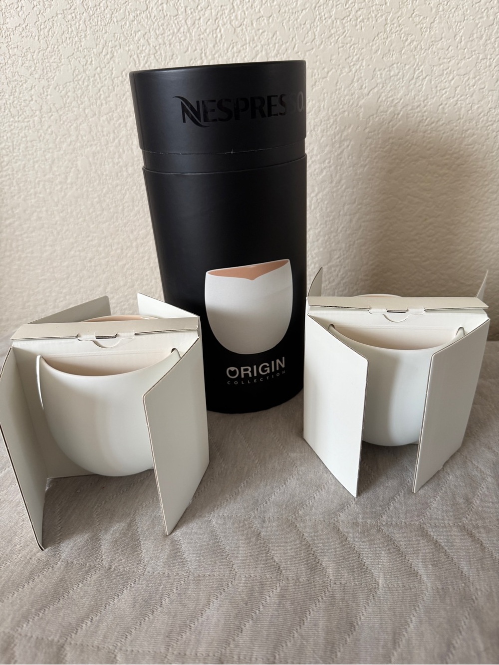 Nespresso Origin Collection Coffee Mugs New